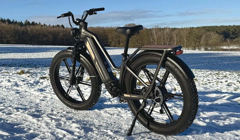 Peut-on faire du vélo électrique dans la neige ?