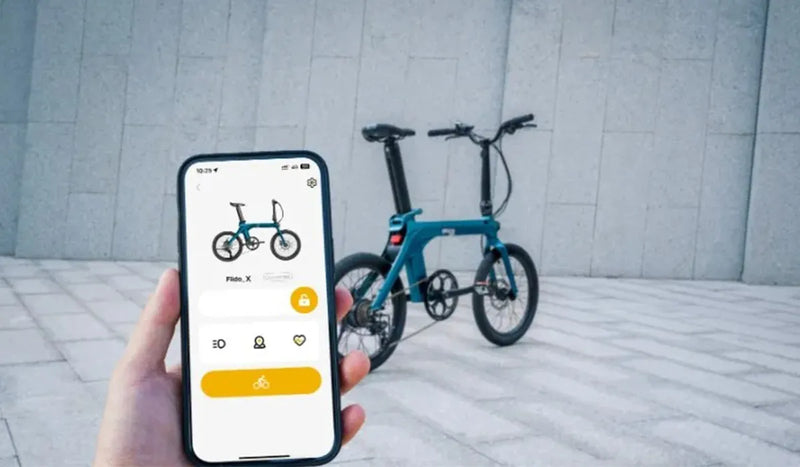 Essayer de déverrouiller le vélo électrique à l'aide de l'application Fiido