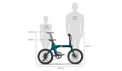 Schéma de réglage de la selle de vélo électrique Fiido