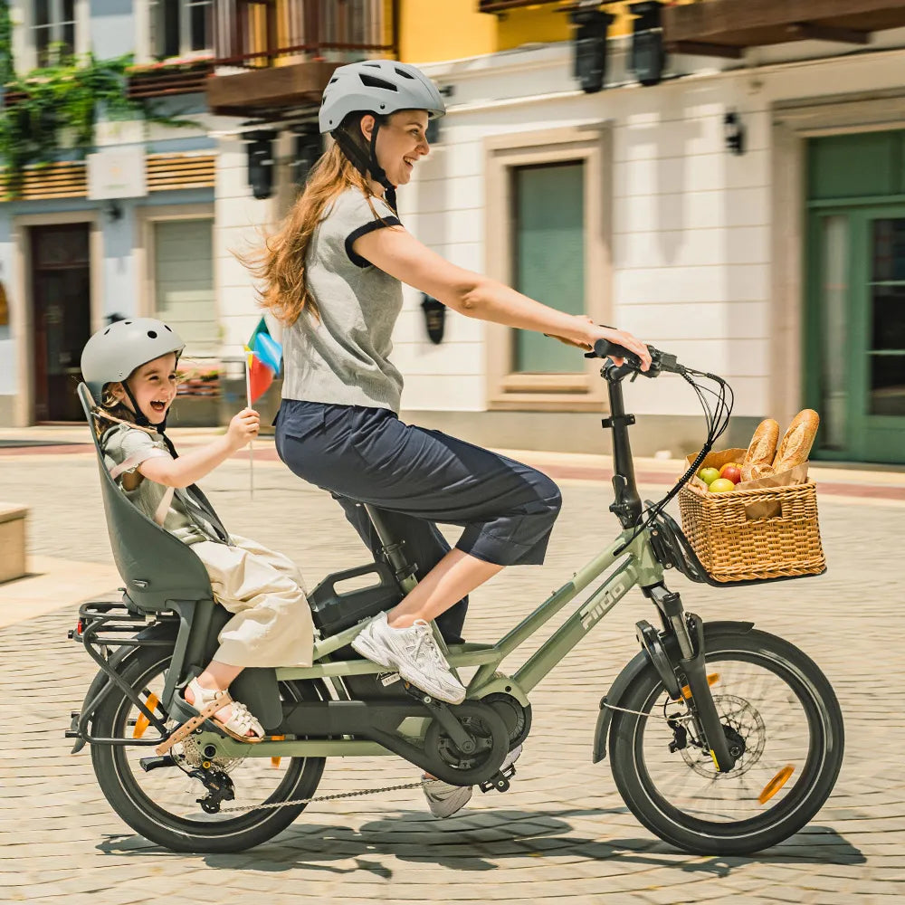 Fiido T3 Vélo Électrique Cargo Familial Urbain