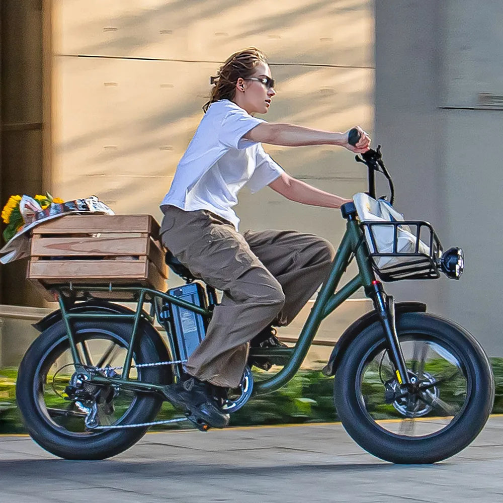 Fat Bike Velo Electrique Transport Bebe Velo Pour Poids Lourd