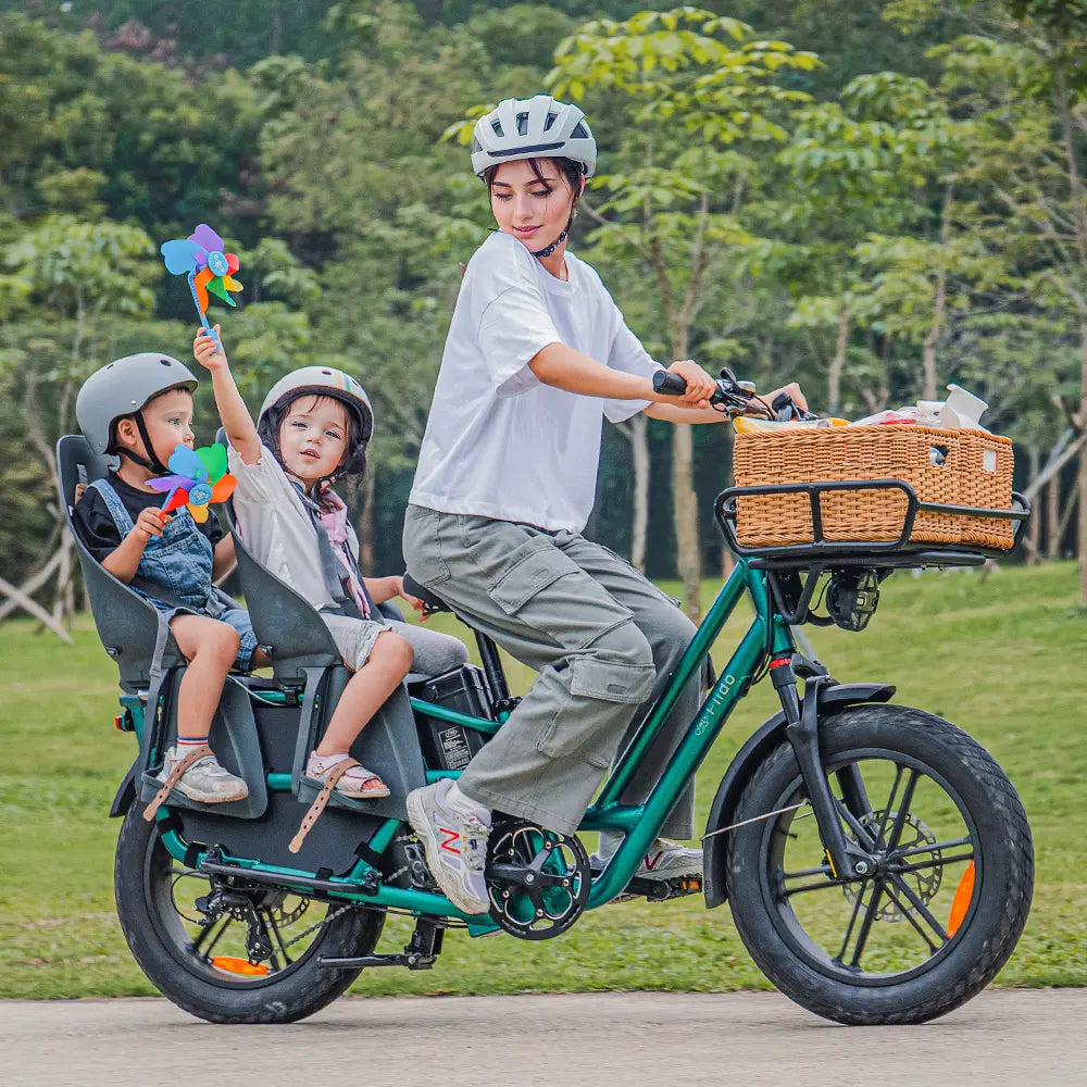 Fiido T2 Vélo électrique Longtail Fatbike Cargo