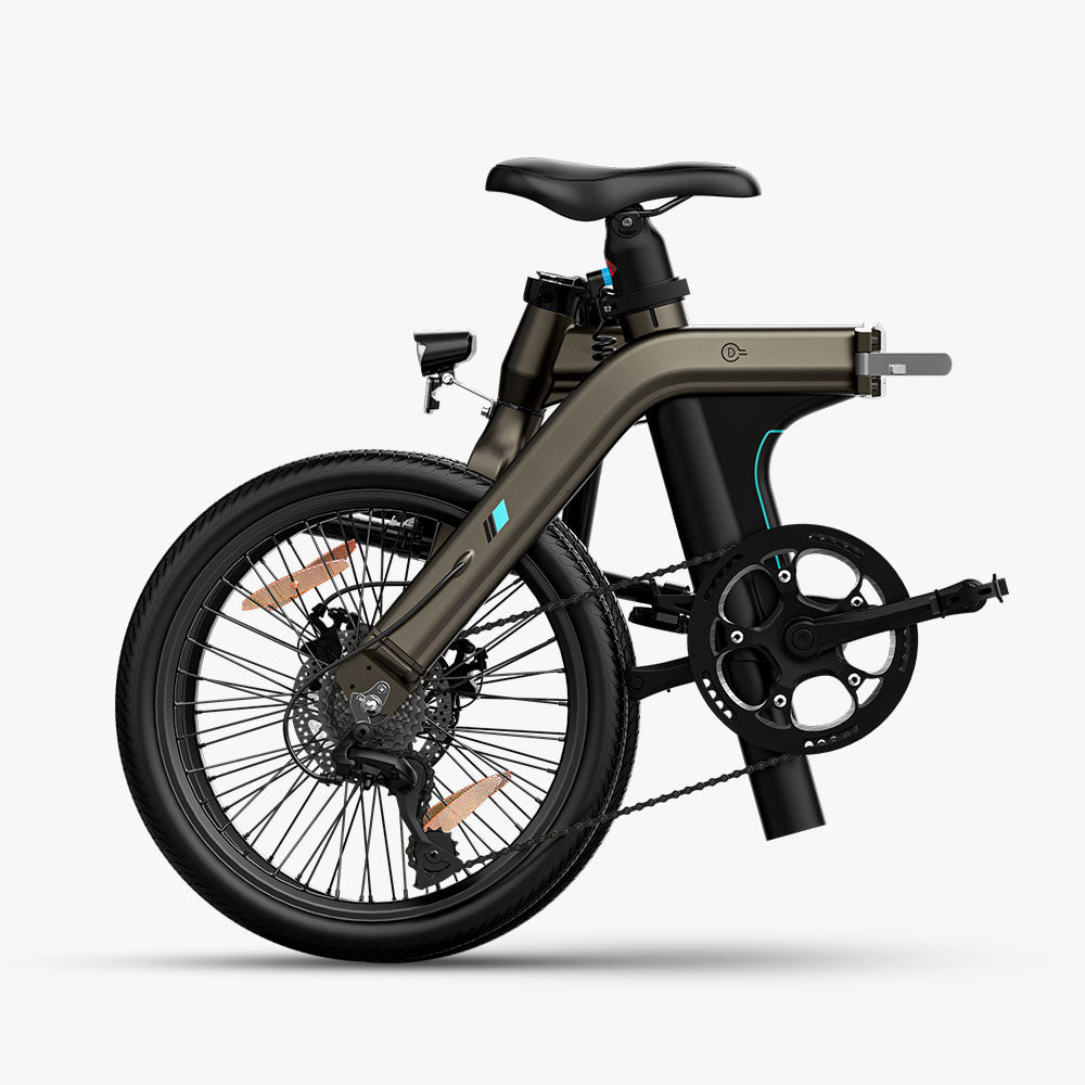 Guidon De Vélo Électrique Pliable 35,6 Cm Avec Rehausseur - Compatible Scooter Et Vélos Pliants (Noir à Droite)