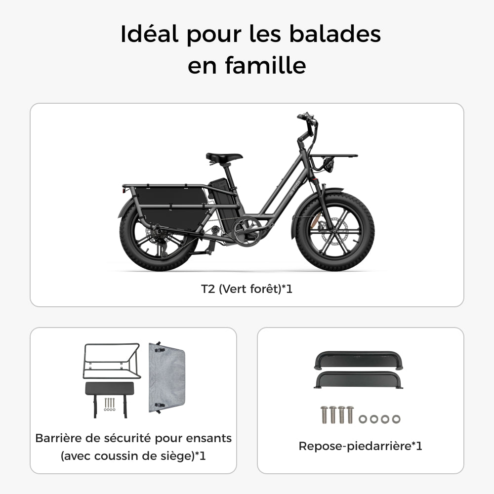 Siège Enfant Pour Vélo électrique – Barrière Haute, Pédales Amovibles, Sécurité Et Confort Pour Les 3-8 Ans