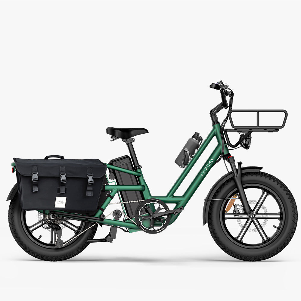 Fiido T2 Longtail Cargo E-Bike avec Sac